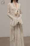 Mutedance silk dress MD-MD24SS75-HUIBAI